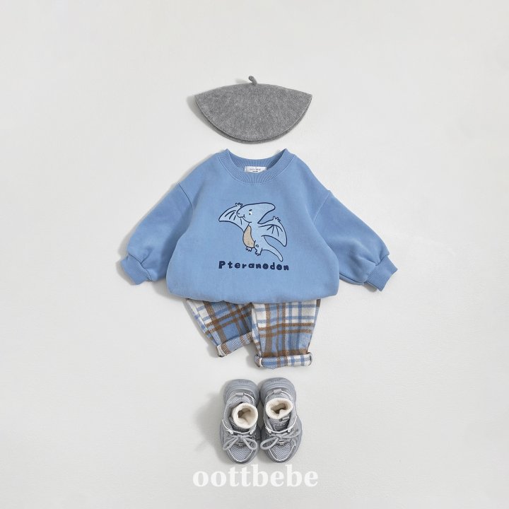 Oott Bebe - Korean Baby Fashion - #onlinebabyshop - Dino Sweatshirt - 5
