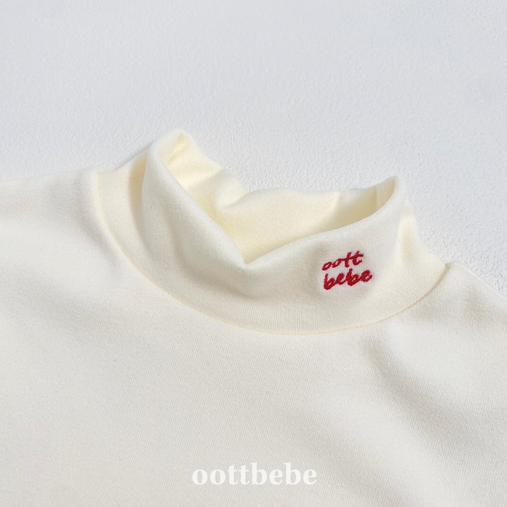 Oott Bebe - Korean Baby Fashion - #onlinebabyshop - Fake Turtleneck - 6