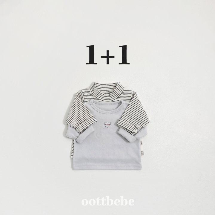 Oott Bebe - Korean Baby Fashion - #smilingbaby - Winter Tee Set (Bebe) - 8