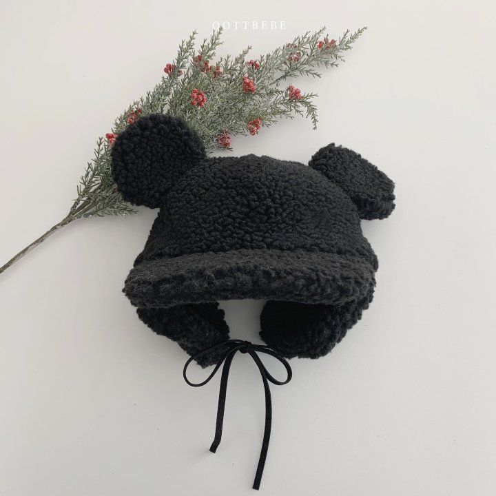 Oott Bebe - Korean Children Fashion - #childofig - Furry Bear Hat - 5