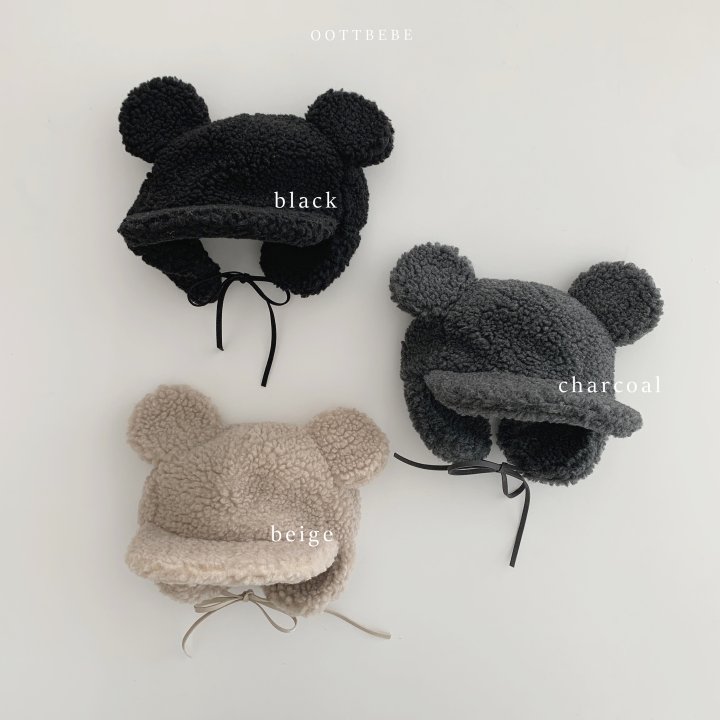 Oott Bebe - Korean Children Fashion - #childrensboutique - Furry Bear Hat - 6