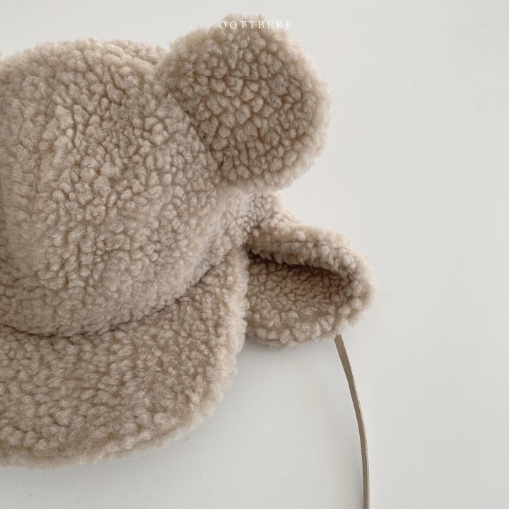 Oott Bebe - Korean Children Fashion - #fashionkids - Furry Bear Hat - 9