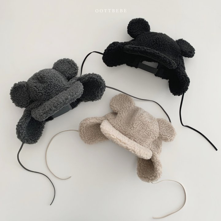 Oott Bebe - Korean Children Fashion - #kidsshorts - Furry Bear Hat - 10