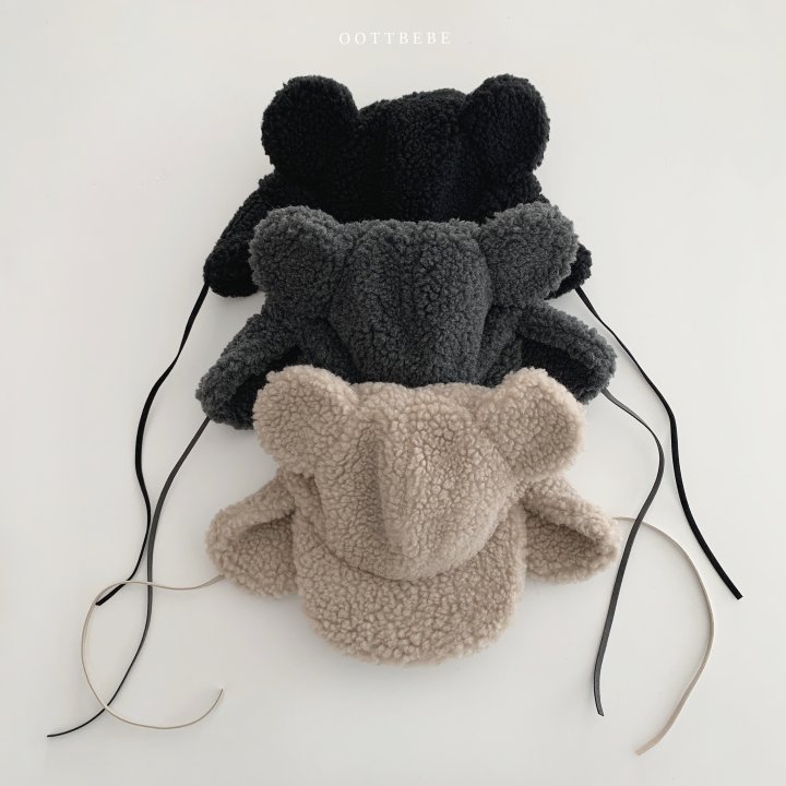 Oott Bebe - Korean Children Fashion - #kidsstore - Furry Bear Hat - 11