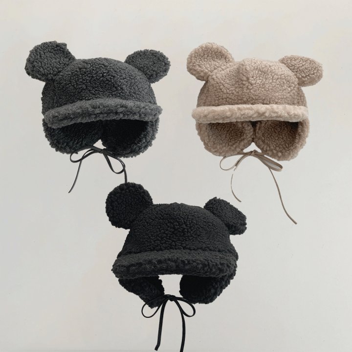 Oott Bebe - Korean Children Fashion - #prettylittlegirls - Furry Bear Hat