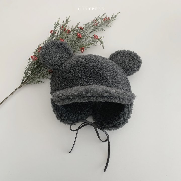 Oott Bebe - Korean Children Fashion - #toddlerclothing - Furry Bear Hat - 4