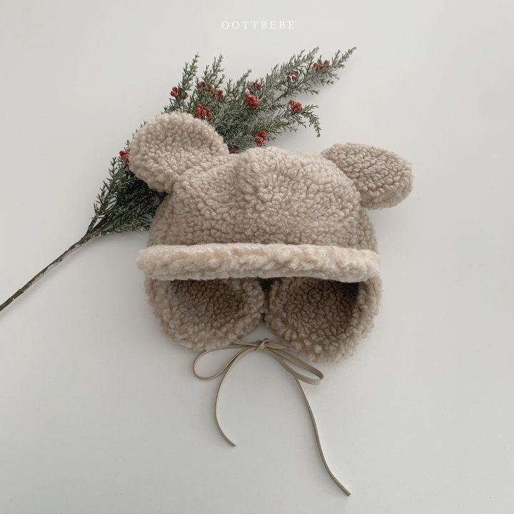 Oott Bebe - Korean Children Fashion - #toddlerclothing - Furry Bear Hat - 3