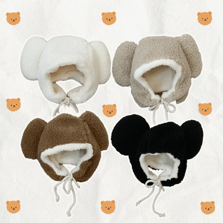 Oott Bebe - Korean Women Fashion - #momslook - Bear Hat
