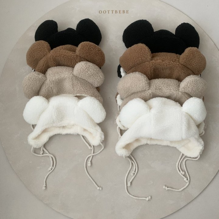 Oott Bebe - Korean Women Fashion - #womensfashion - Bear Hat - 2