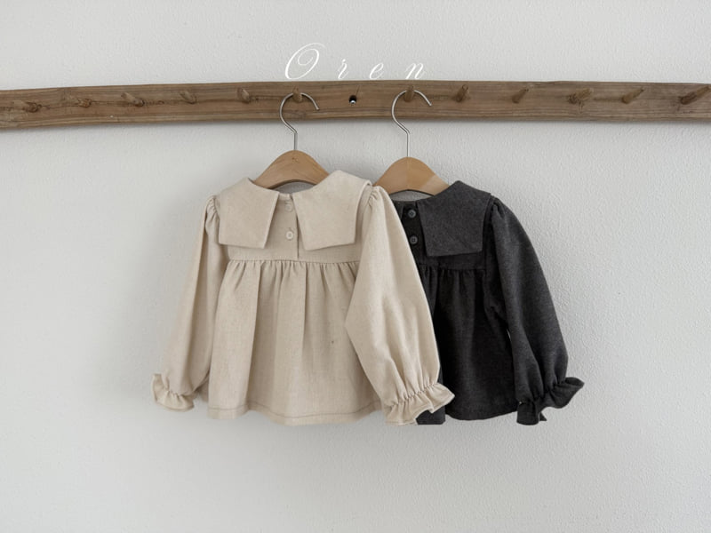 Oren - Korean Baby Fashion - #babyclothing - Bebe Morgan Sailor Collar Blouse - 8
