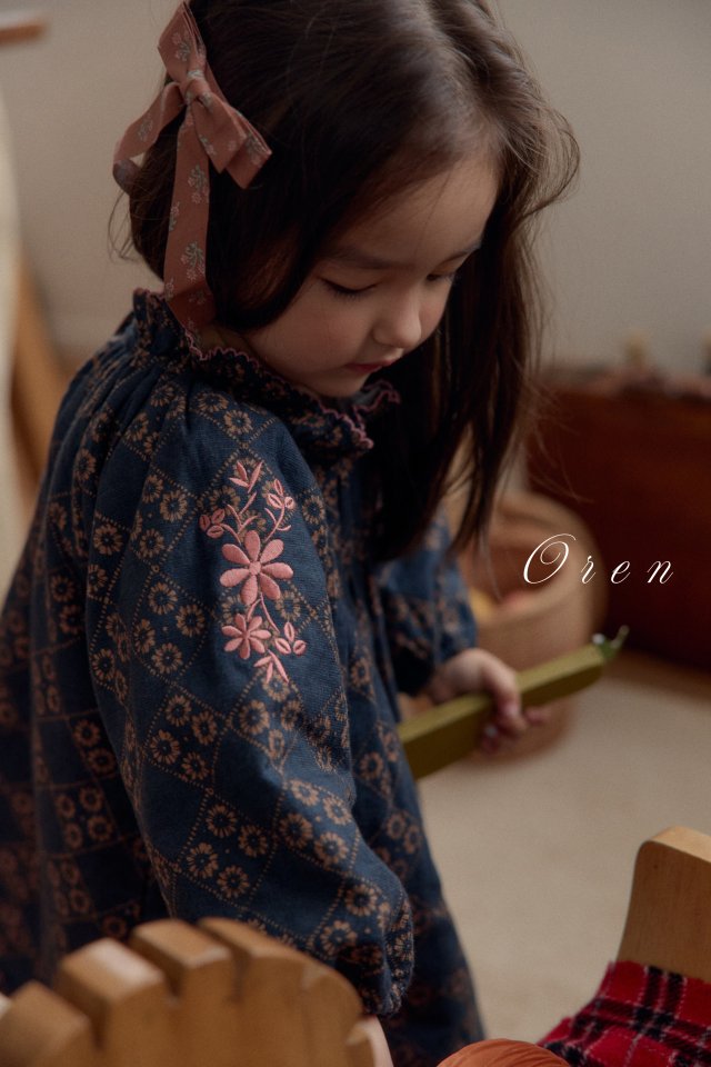 Oren - Korean Baby Fashion - #babyfever - Daisy Padded One-piece - 2