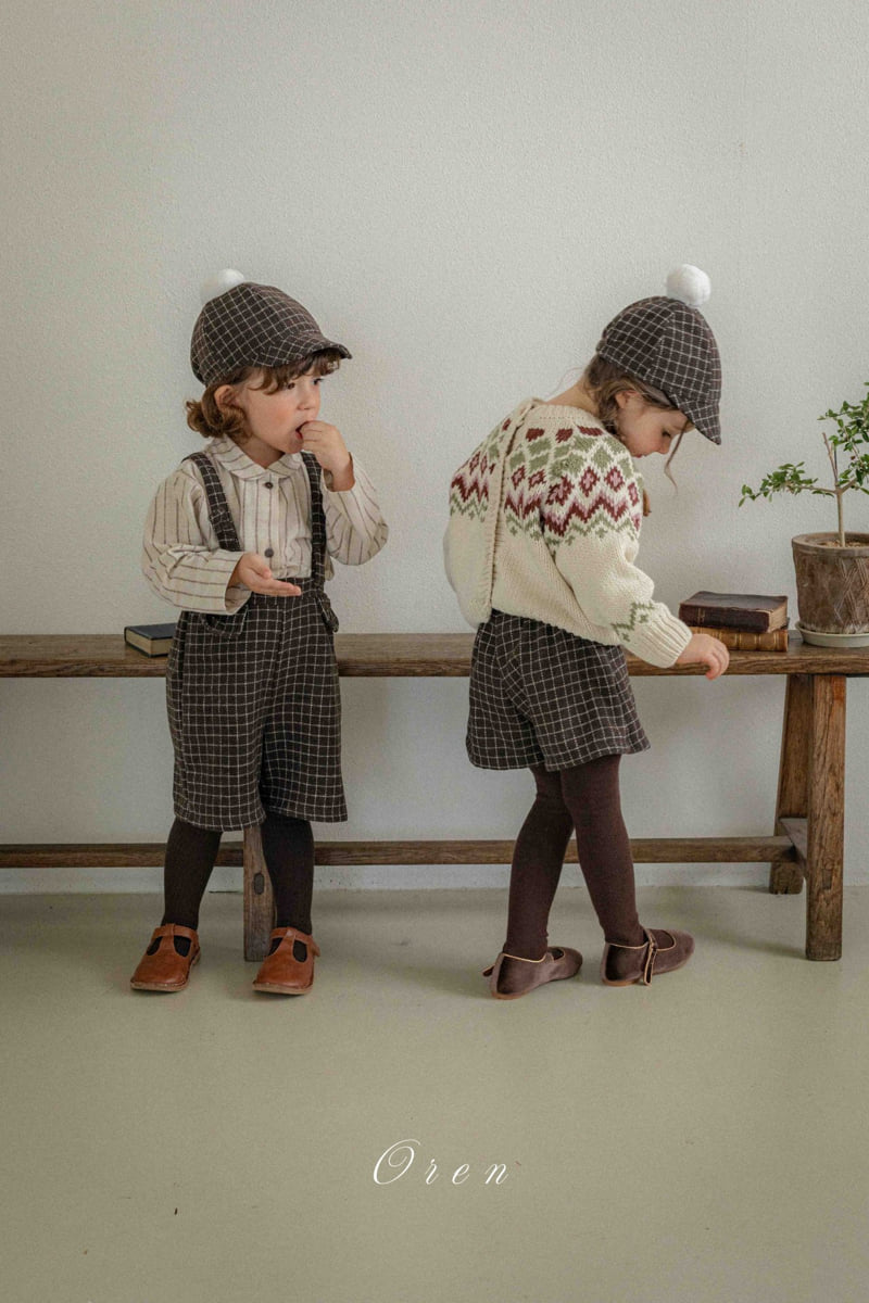 Oren - Korean Baby Fashion - #babyoutfit - Bebe Stanley Stripe Shirt - 4