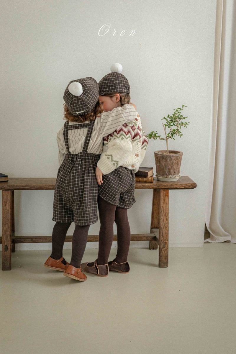 Oren - Korean Baby Fashion - #onlinebabyboutique - Bebe Stanley Stripe Shirt - 5