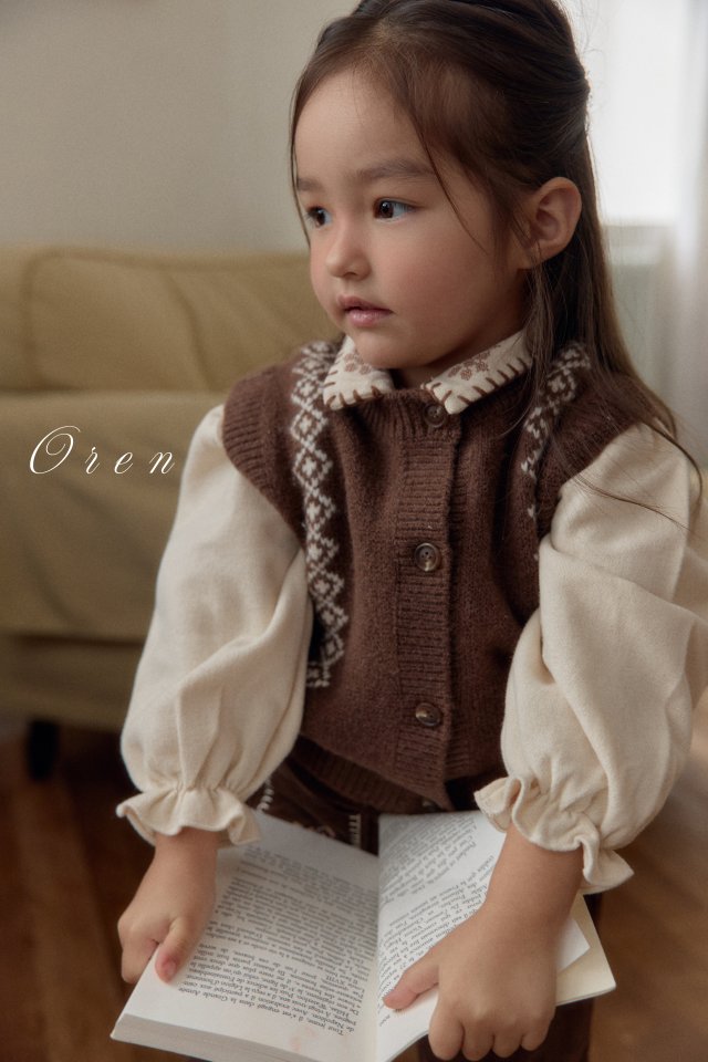Oren - Korean Children Fashion - #Kfashion4kids - Naturu Knit Vest - 11