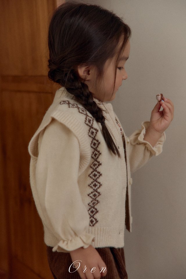Oren - Korean Children Fashion - #Kfashion4kids - Naturu Knit Vest - 10