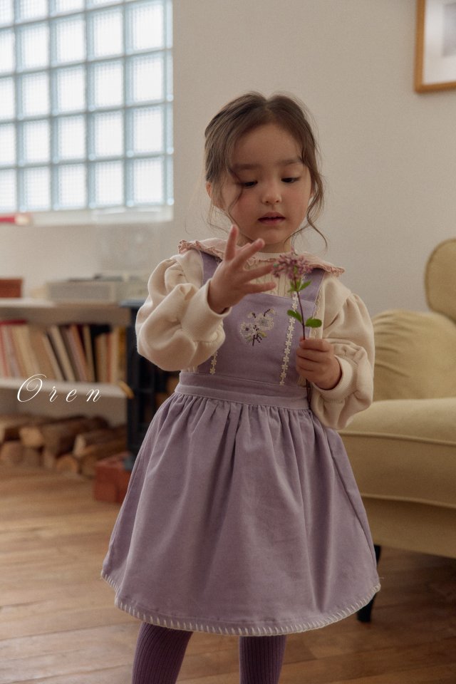 Oren - Korean Children Fashion - #stylishchildhood - Riley Embroidered Skirt - 4