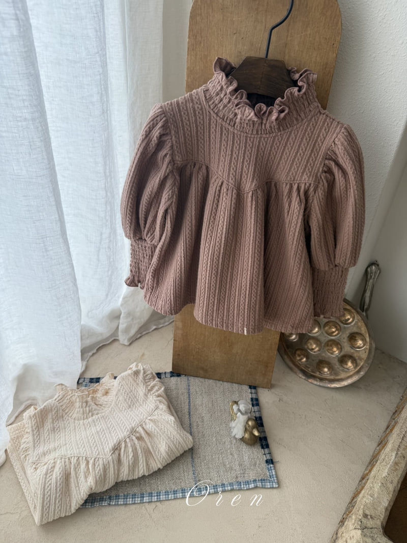 Oren - Korean Children Fashion - #childofig - Anne Smocked Tee - 9