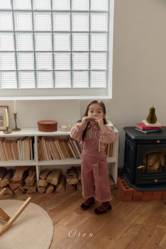 Oren - Korean Children Fashion - #childofig - Nanette Corduroy Overalls - 5