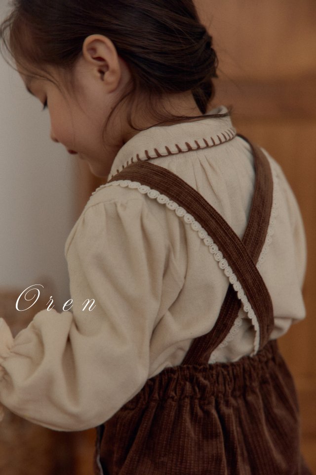 Oren - Korean Children Fashion - #childrensboutique - Nanette Corduroy Overalls - 5