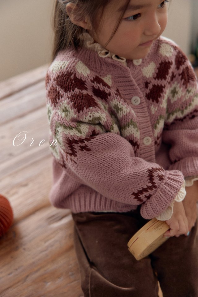 Oren - Korean Children Fashion - #designkidswear - Botte Reversible Knit Cardigan - 8