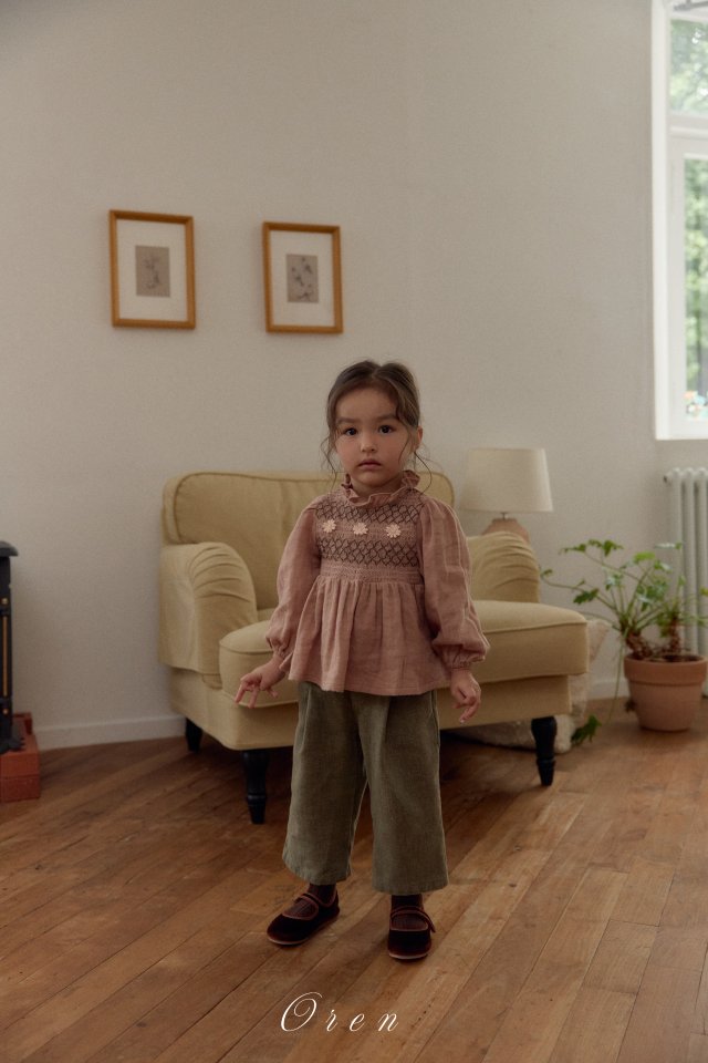 Oren - Korean Children Fashion - #designkidswear - Rowan Smocked Blouse - 2