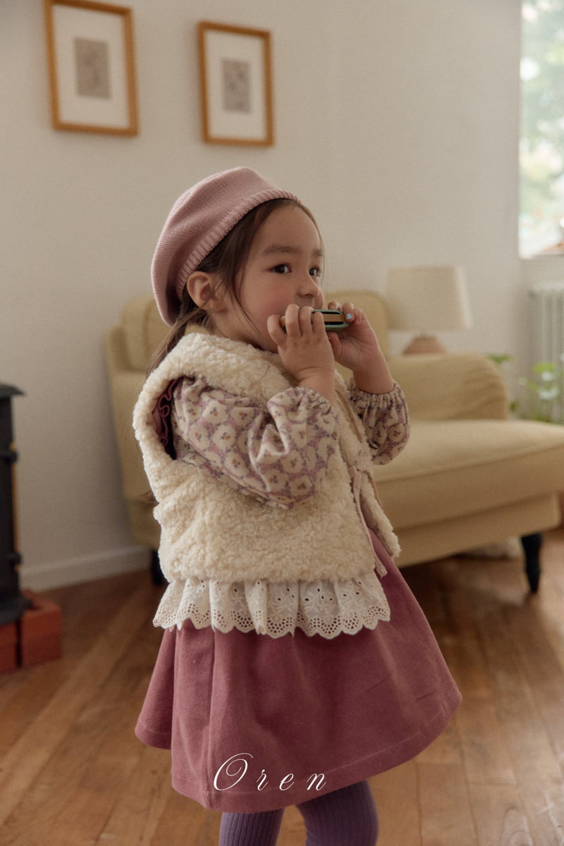 Oren - Korean Children Fashion - #fashionkids - Bianca Fur Vest - 9