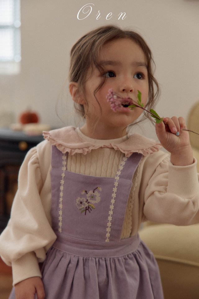 Oren - Korean Children Fashion - #fashionkids - Riley Embroidered Skirt - 8