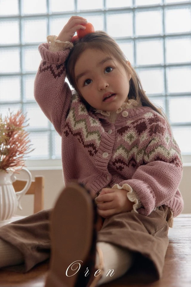 Oren - Korean Children Fashion - #fashionkids - Botte Reversible Knit Cardigan - 10