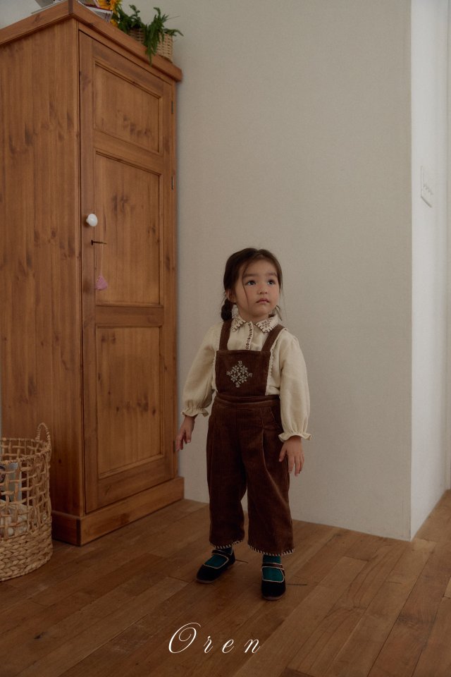 Oren - Korean Children Fashion - #fashionkids - Nanette Corduroy Overalls - 8