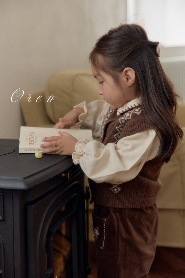 Oren - Korean Children Fashion - #fashionkids - Naturu Knit Vest - 7