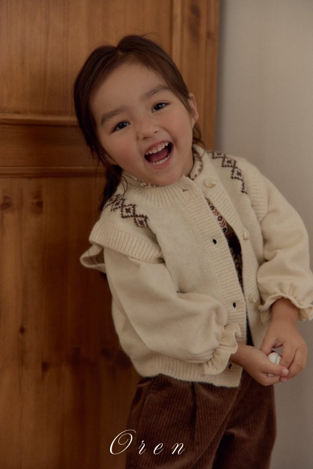 Oren - Korean Children Fashion - #fashionkids - Naturu Knit Vest - 6