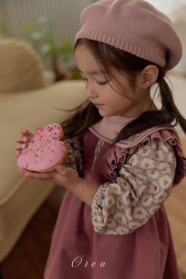 Oren - Korean Children Fashion - #kidsshorts - Nanette Embroidered Collar Blouse - 11
