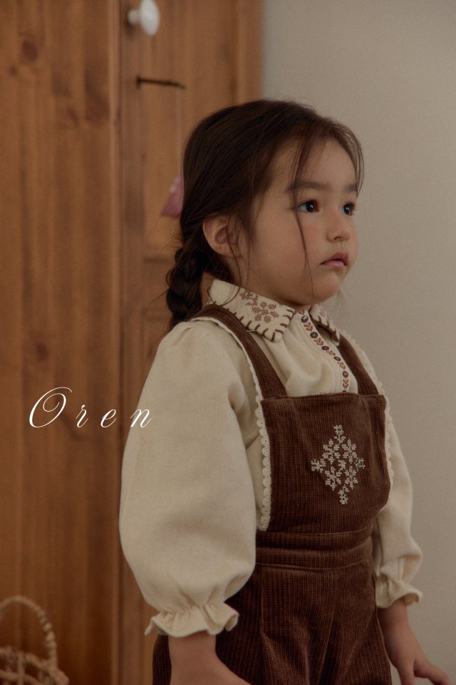 Oren - Korean Children Fashion - #kidsshorts - Nanette Corduroy Overalls - 9