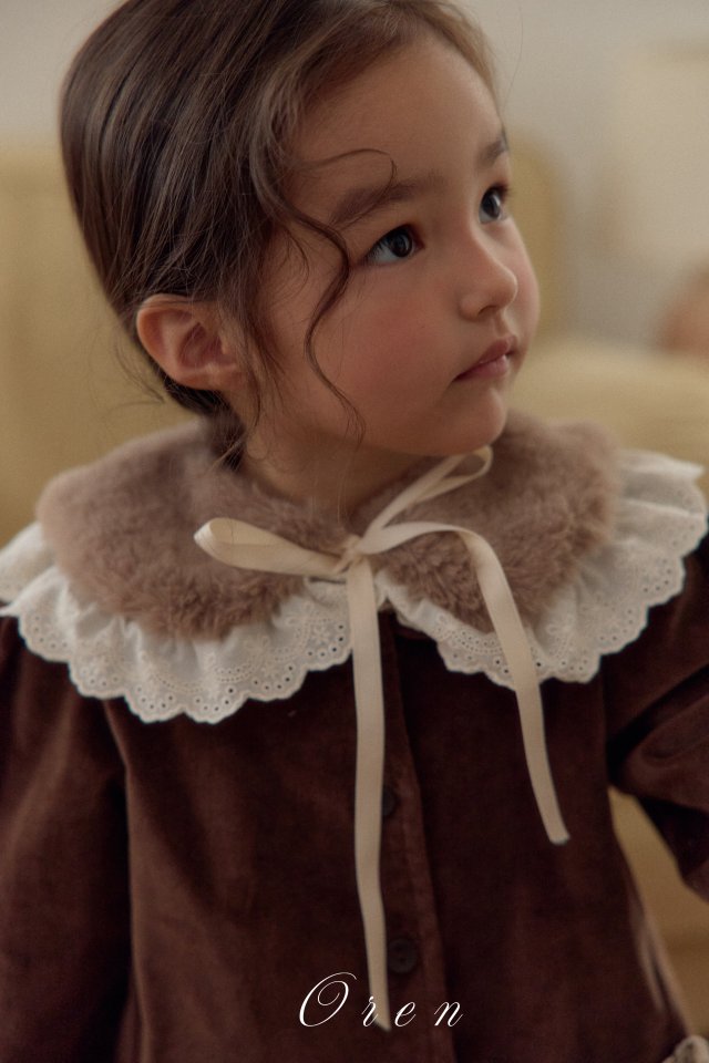 Oren - Korean Children Fashion - #kidsshorts - Lea Velvet One-piece - 6