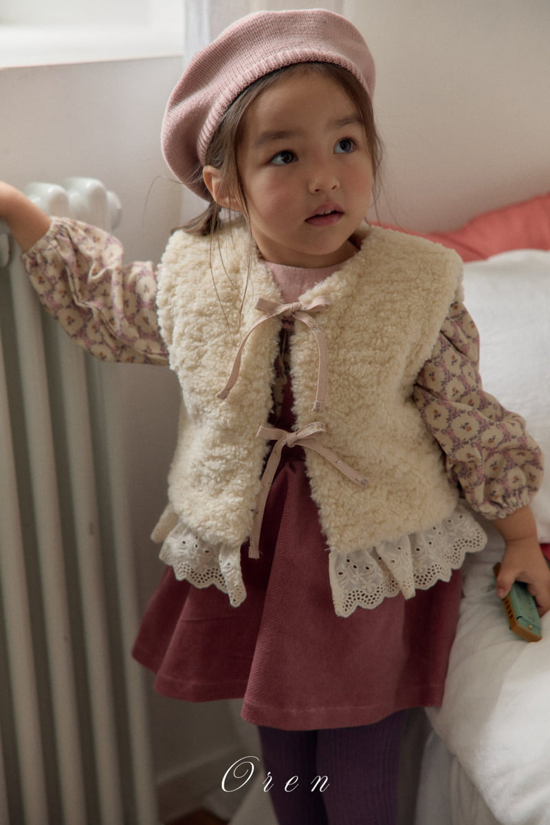 Oren - Korean Children Fashion - #kidsstore - Bianca Fur Vest - 11