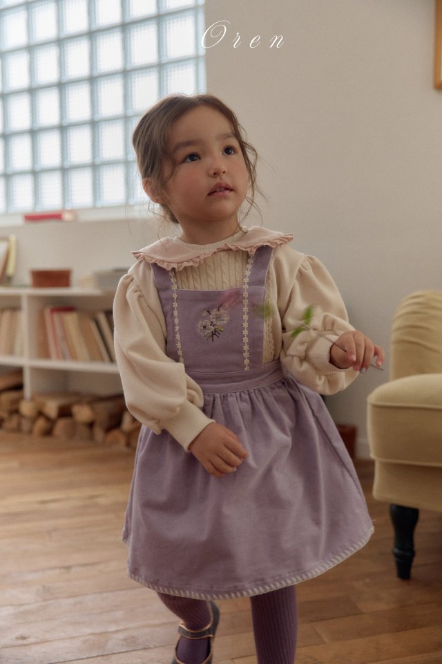 Oren - Korean Children Fashion - #kidsstore - Riley Embroidered Skirt - 10