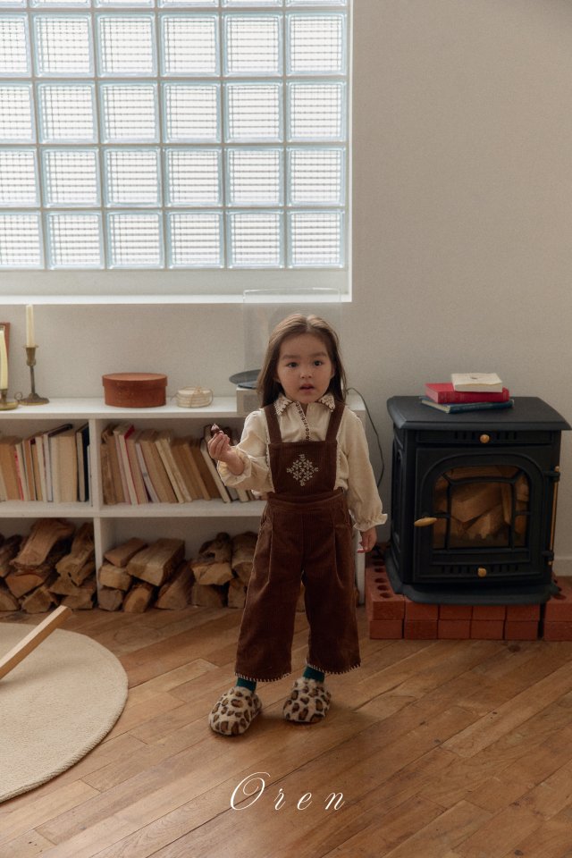 Oren - Korean Children Fashion - #kidsstore - Nanette Corduroy Overalls - 10
