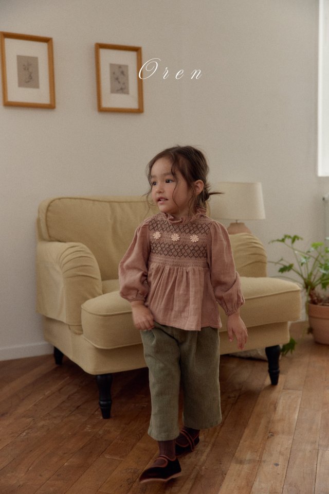 Oren - Korean Children Fashion - #kidsstore - Rowan Smocked Blouse - 6