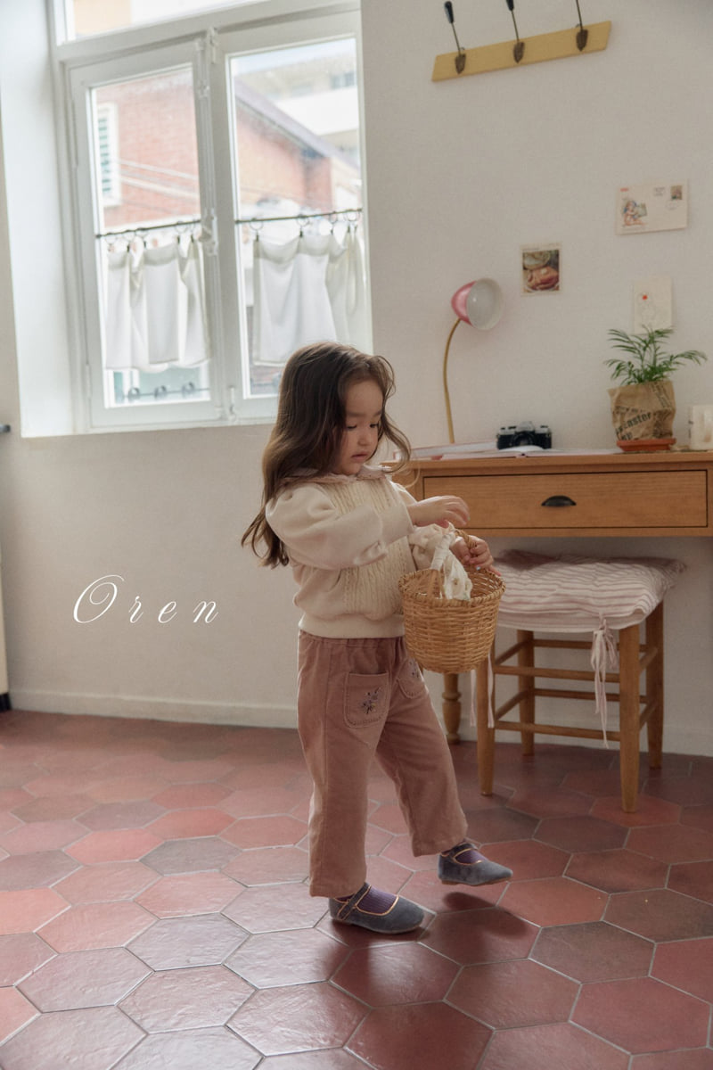Oren - Korean Children Fashion - #kidzfashiontrend - Clement Rib Rex Pants - 9