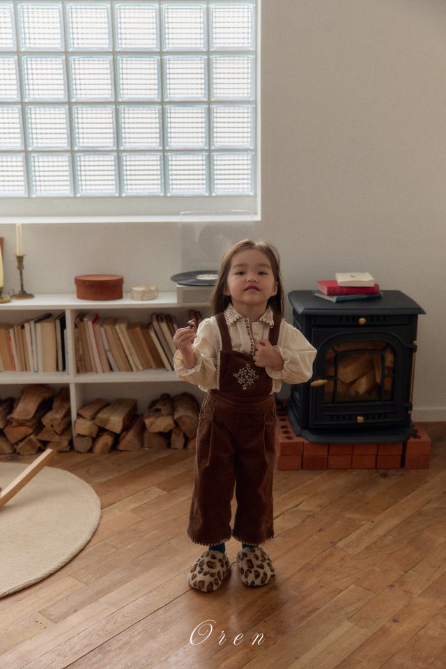 Oren - Korean Children Fashion - #kidzfashiontrend - Nanette Corduroy Overalls - 11
