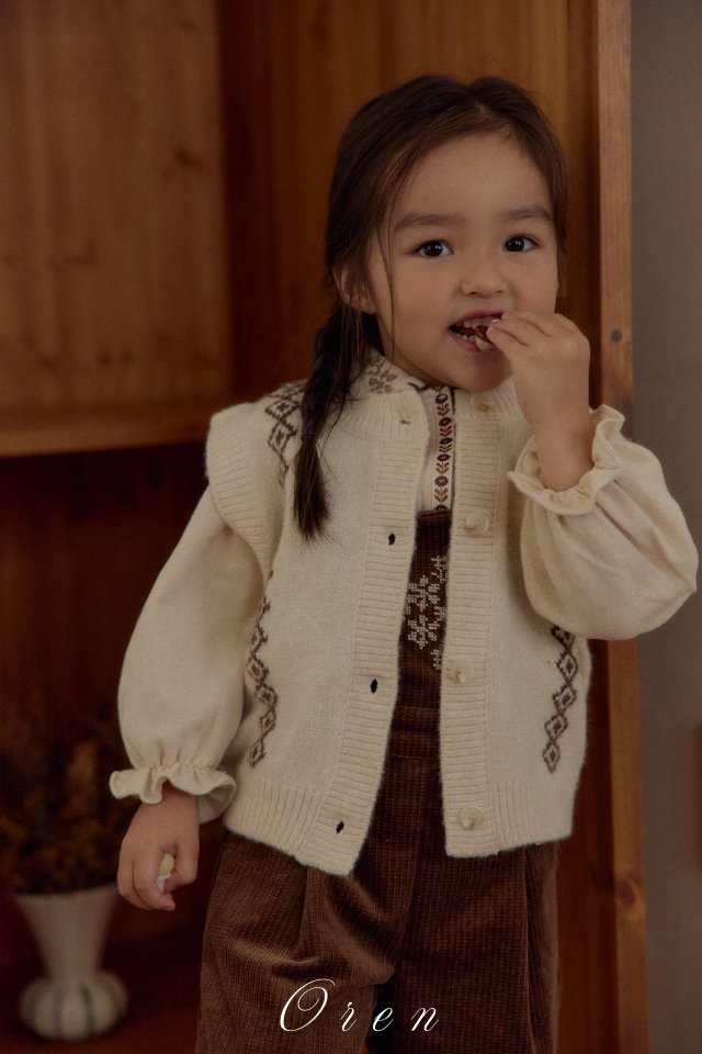 Oren - Korean Children Fashion - #kidzfashiontrend - Naturu Knit Vest - 9
