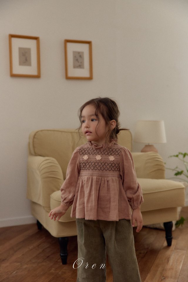 Oren - Korean Children Fashion - #kidzfashiontrend - Rowan Smocked Blouse - 7