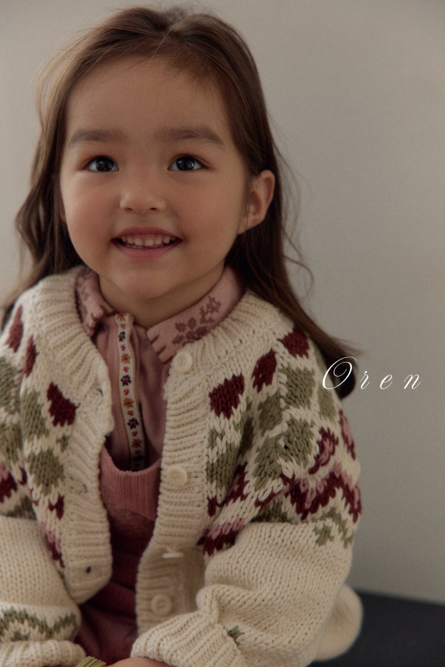Oren - Korean Children Fashion - #littlefashionista - Botte Reversible Knit Cardigan - 2
