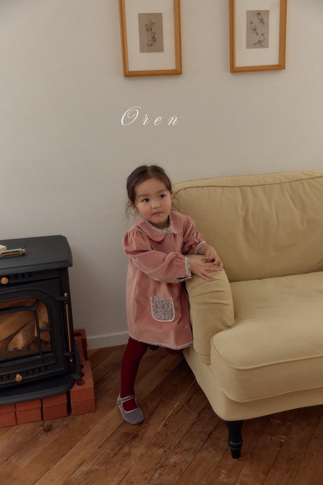 Oren - Korean Children Fashion - #littlefashionista - Lea Velvet One-piece - 10