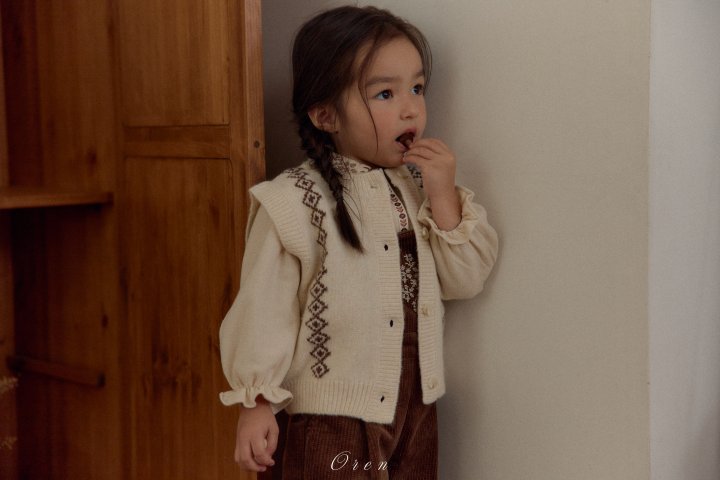 Oren - Korean Children Fashion - #littlefashionista - Naturu Knit Vest - 11