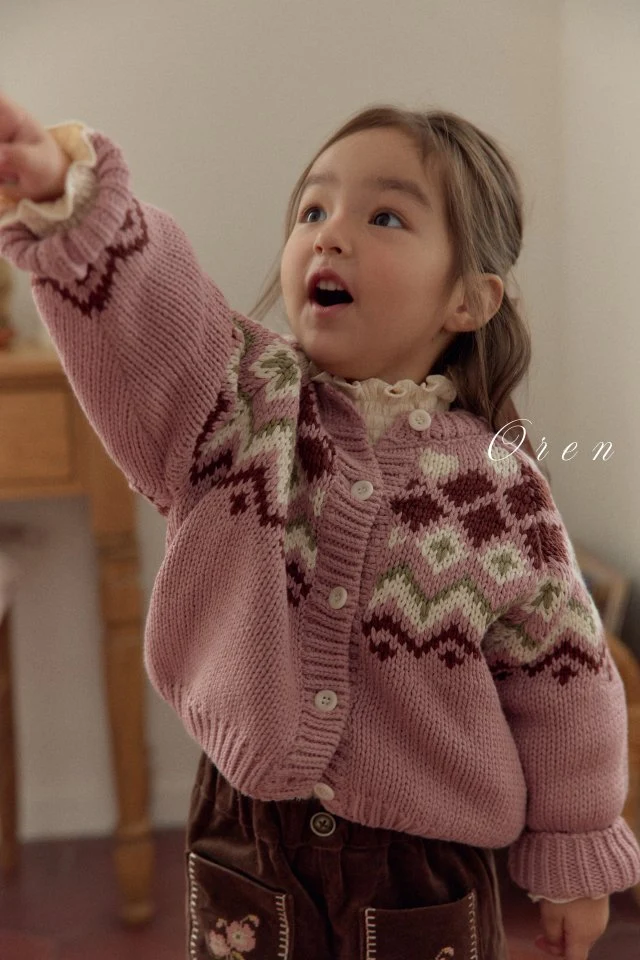 Oren - Korean Children Fashion - #magicofchildhood - Botte Reversible Knit Cardigan - 2