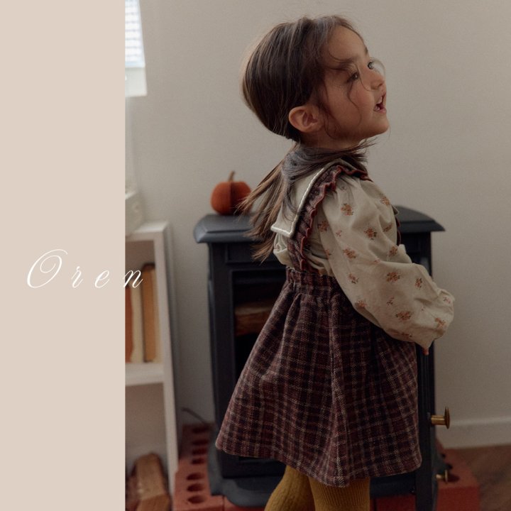 Oren - Korean Children Fashion - #minifashionista - Nanette Embroidered Collar Blouse