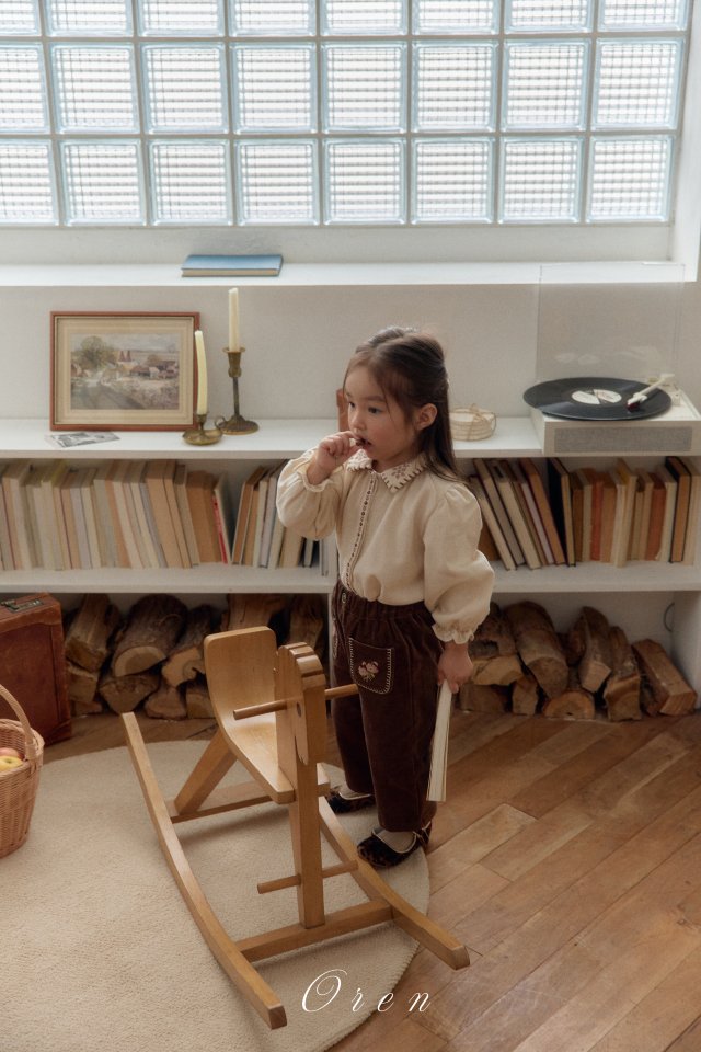 Oren - Korean Children Fashion - #minifashionista - Ash Mellow Blouse - 4
