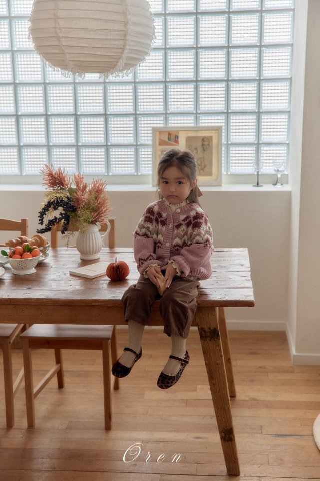 Oren - Korean Children Fashion - #minifashionista - Botte Reversible Knit Cardigan - 4