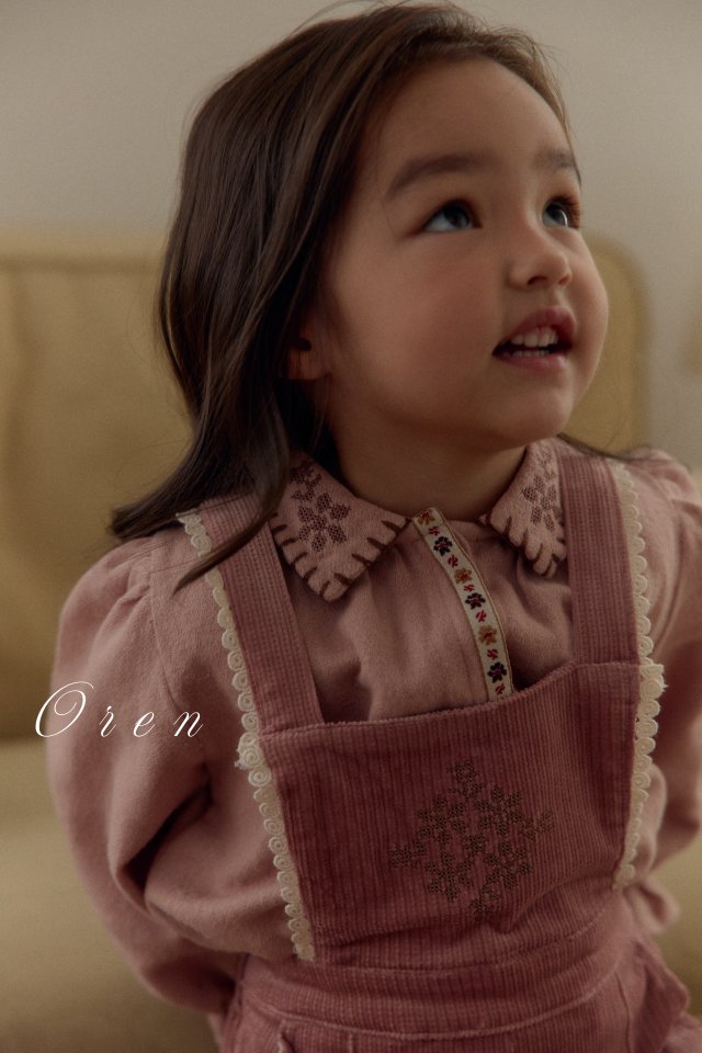 Oren - Korean Children Fashion - #prettylittlegirls - Nanette Corduroy Overalls - 3